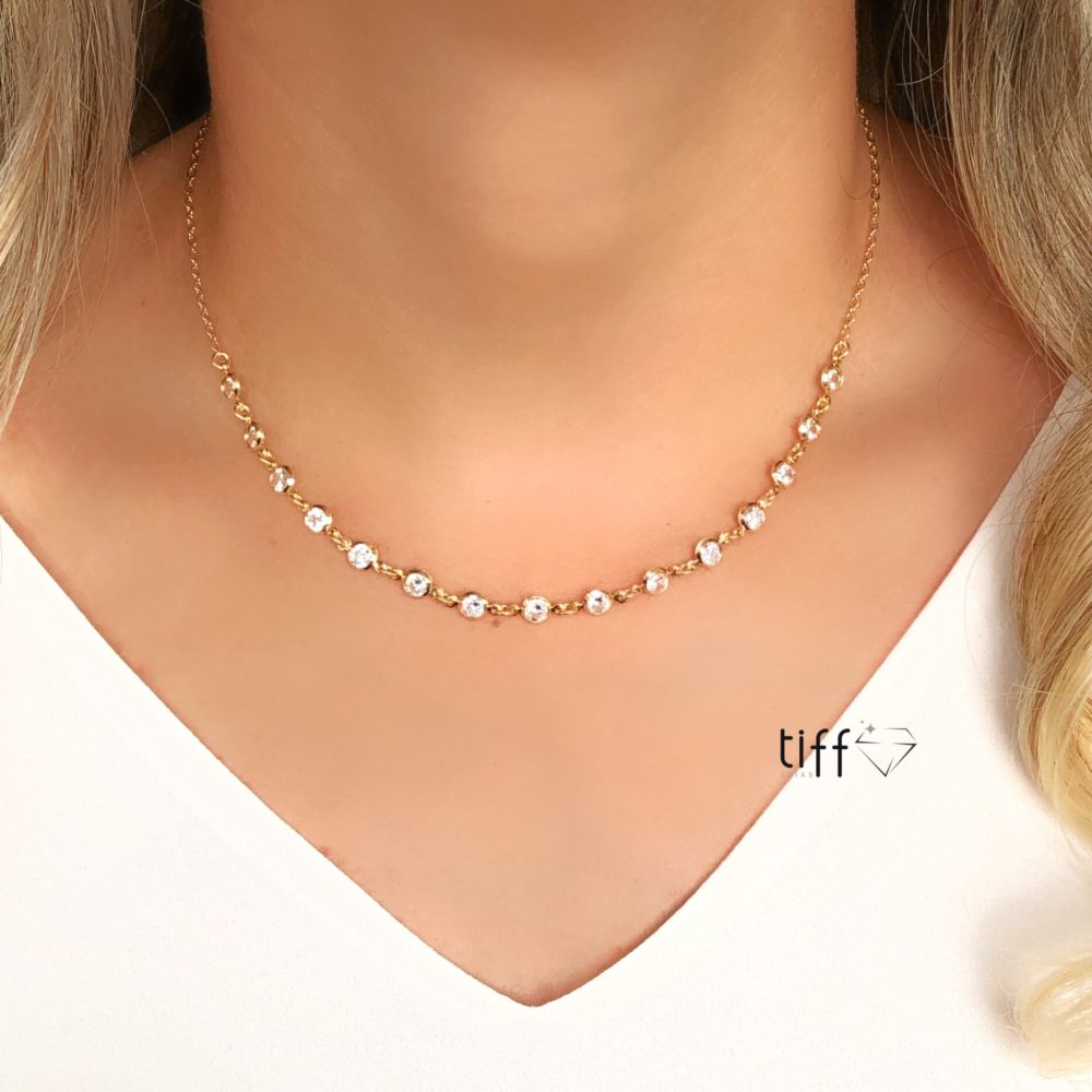 Choker riviera cristal
